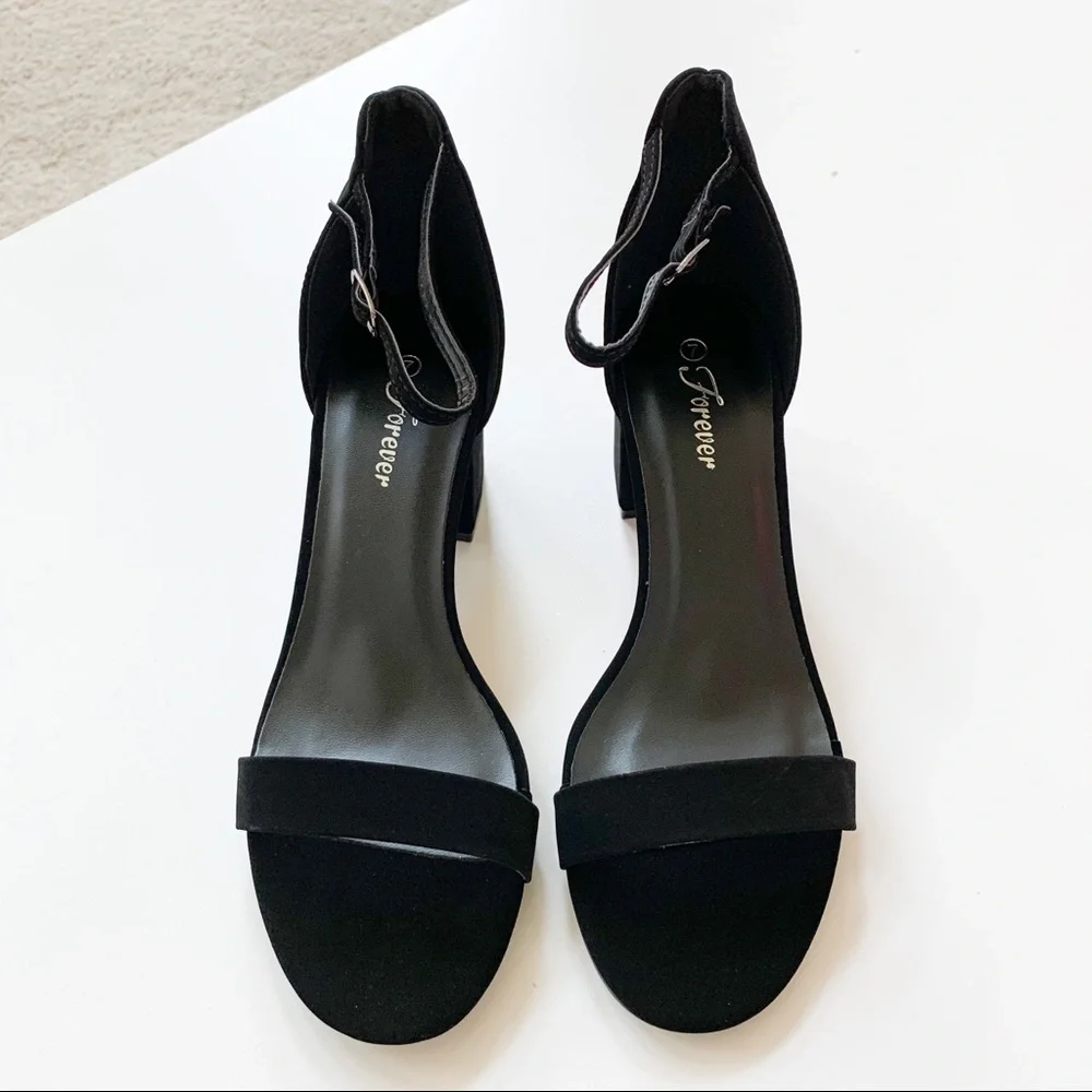 Forever Black NUB Heels Nataly-06 - Picture 4 of 9